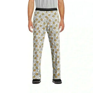 BNWT Size 2XL George Men's Beer Print  100% Cotton Pajama Pant Elasticized Waist